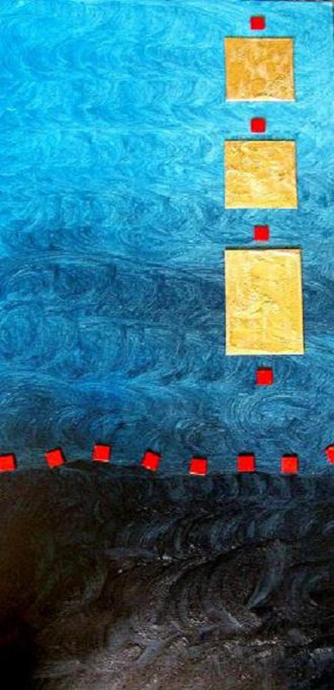 Simple Blue von Mamu Simple Blue